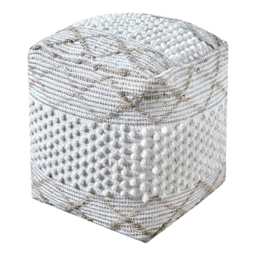 Se Puri Puf - Puf, Håndvævet, Råhvid, 40X40 Cm ❤ Stort online udvalg i HouseNordic ❤ Hurtig levering: 1 - 2 Hverdage samt billig fragt ❤ Varenummer: BBM-45560986140949 og barcode / Ean: &
